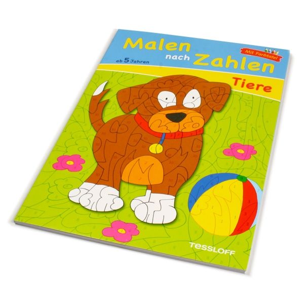 Malen nach Zahlen - Tiere, Malbuch mit den beliebtesten Haustieren 24S. Malen nach Zahlen - Tiere, Malbuch mit den beliebtesten Haustieren 24S. von Tessloff Medienvertrieb GmbH &