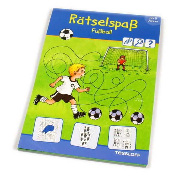 Rätselspaß Fußball mit 40 Knobelaufgaben von Tessloff Medienvertrieb GmbH &