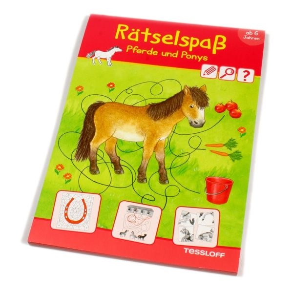 Rätselspaß Pferde und Ponys mit 40 Knobelaufgaben Rätselspaß Pferde und Ponys mit 40 Knobelaufgaben von Tessloff Medienvertrieb GmbH &
