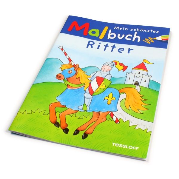 Ritter Malbuch für Kindergarten-Kind, Ausmalbilder Pferde, Ritterburg Ritter Malbuch für Kindergarten-Kind, Ausmalbilder Pferde, Ritterburg von Tessloff Medienvertrieb GmbH &