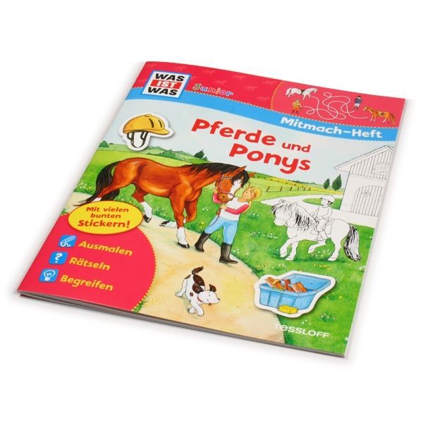 WAS IST WAS-Mitmach-Heft "Pferde und Ponys" von Tessloff Medienvertrieb GmbH &