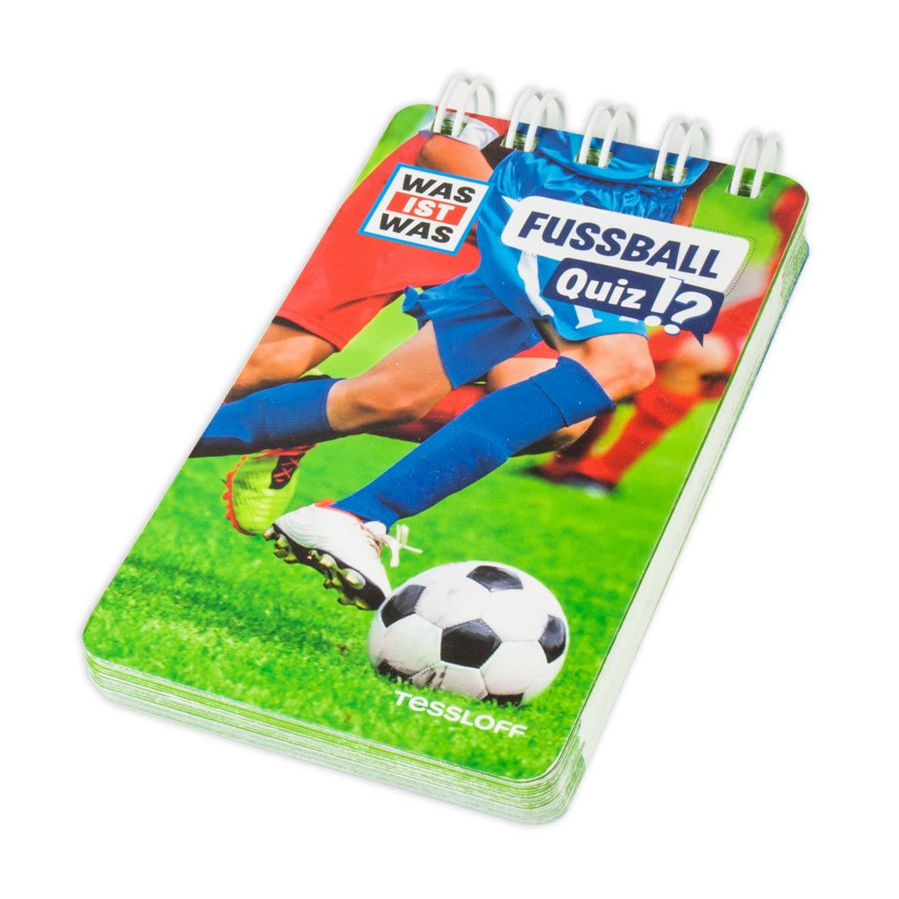 WAS IST WAS Quizblock-Fußball, Mitgebsel für Fußballparty Kinder von Tessloff Medienvertrieb GmbH &