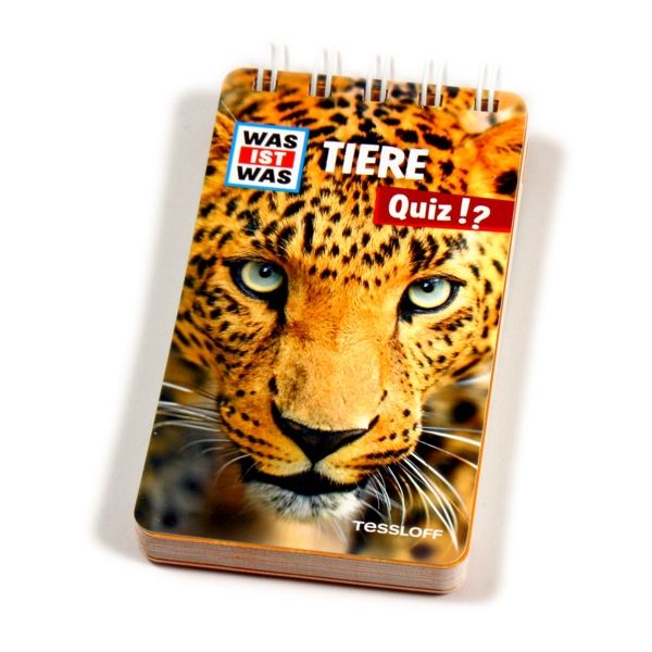 WAS IST WAS Quizblock-Tiere, über 100 Quizfragen für Tierfreunde von Tessloff Medienvertrieb GmbH &