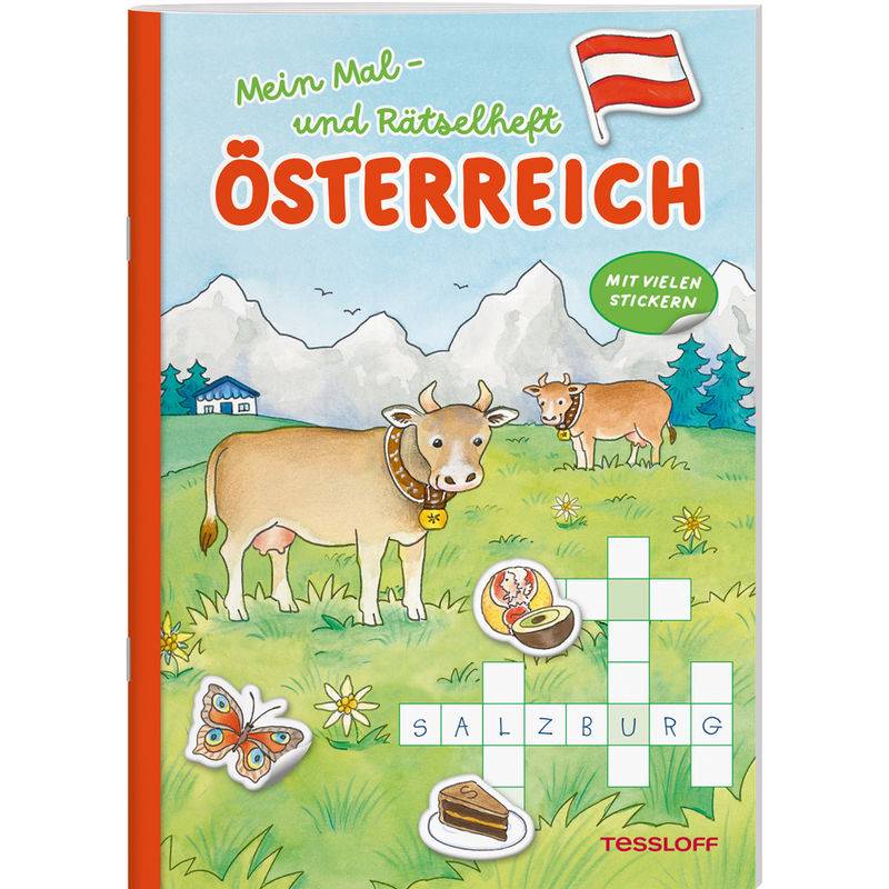 Mein Mal- Und Rätselheft. Österreich, Geheftet von Tessloff Verlag Ragnar Tessloff GmbH & Co. KG