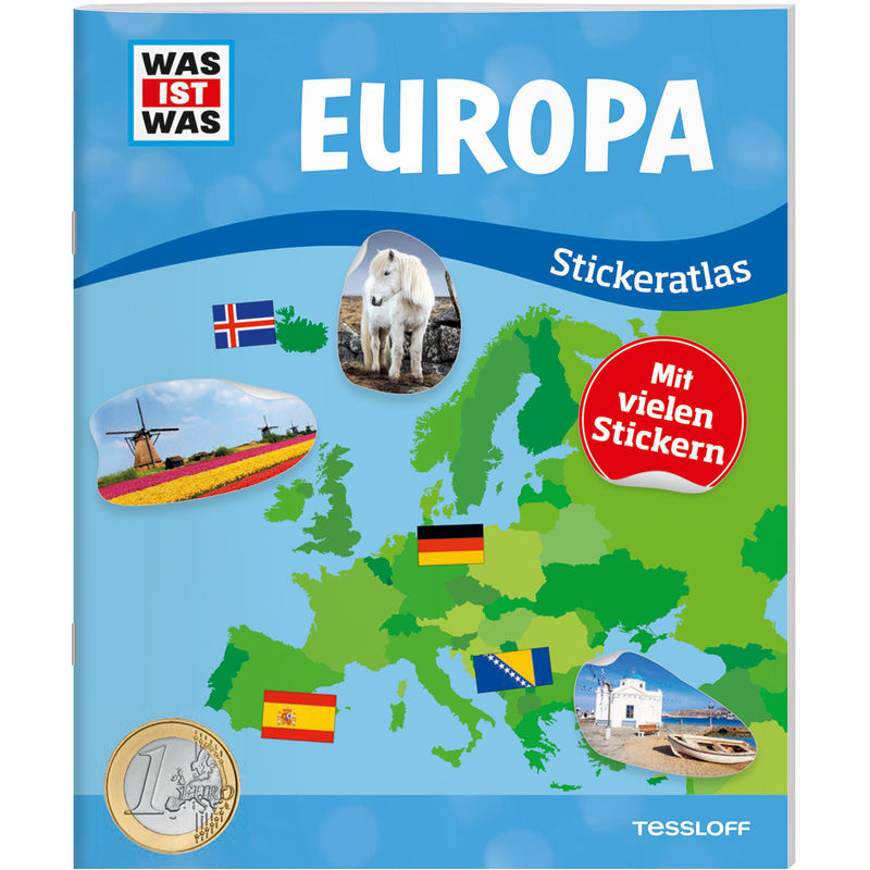 Was Ist Was Stickeratlas Europa - Lisa Hebler, Christina Braun, Kartoniert (TB) von Tessloff Verlag Ragnar Tessloff GmbH & Co. KG