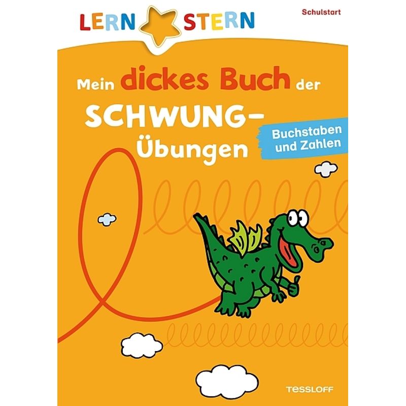 Lernstern Mein Dickes Buch Der Schwungübungen Zum Schulstart - Birgit Fuchs, Kartoniert (TB) von Tessloff