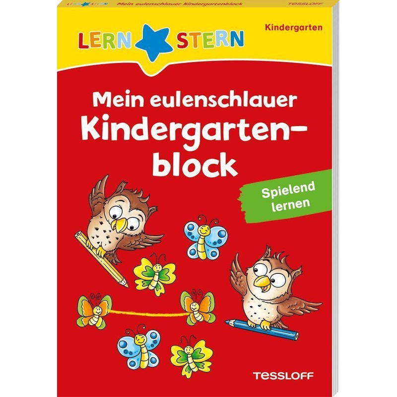 Lernstern. Mein Eulenschlauer Kindergartenblock. Spielend Lernen - Julia Meyer, Kartoniert (TB) von Tessloff