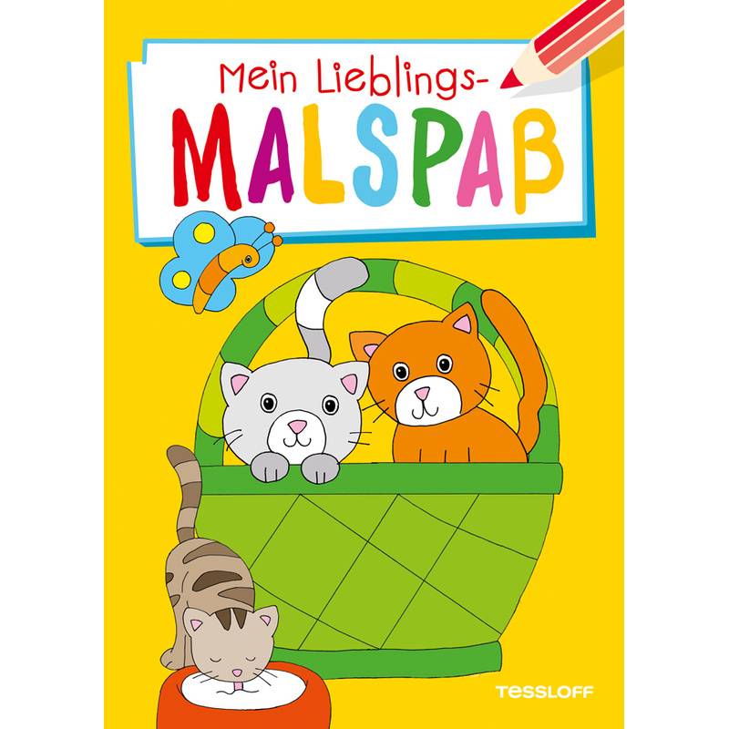 Malbücher Und -Blöcke / Mein Lieblingsmalspaß (Katzen), Kartoniert (TB) von Tessloff
