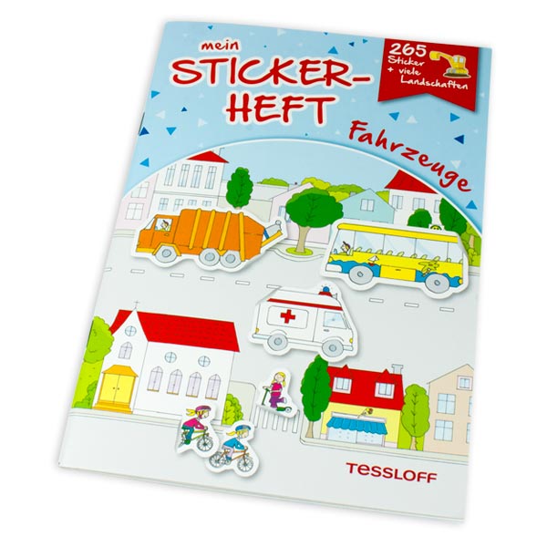 Mein Sticker-Heft, Fahrzeuge, mit 265 Stickern Mein Sticker-Heft, Fahrzeuge, mit 265 Stickern von Tessloff