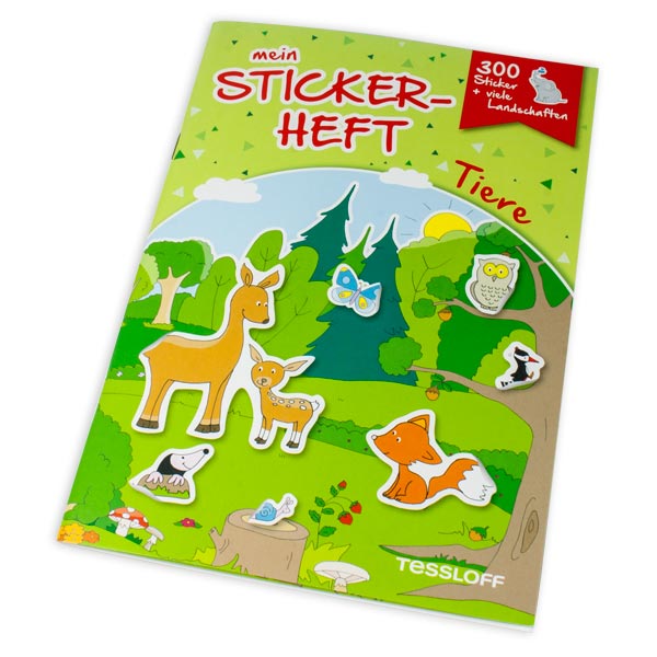 Mein Sticker-Heft, Tiere, mit 265 Stickern von Tessloff