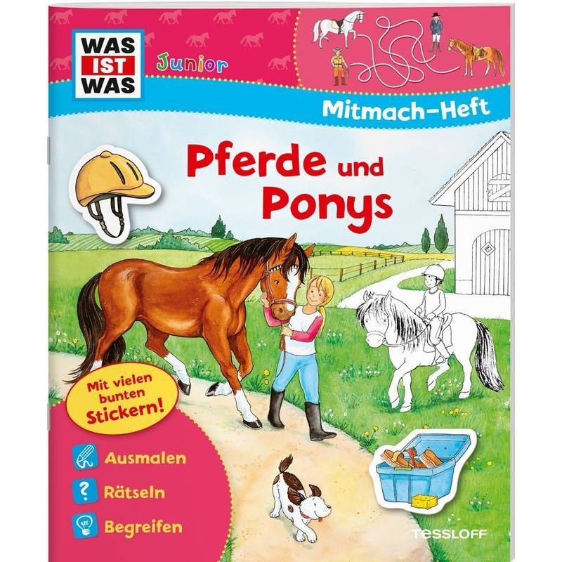 Was Ist Was Junior Mitmach-Heft Pferde Und Ponys - Ida Schuhmann, Kartoniert (TB) von Tessloff