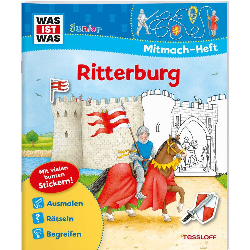 Was Ist Was Junior Mitmach-Heft Ritterburg - Sabine Schuck, Kartoniert (TB) von Tessloff