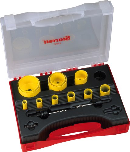 Starrett KS2000DE Deluxe Elektriker HSS Bi-Metall-Lochsägen-Bausatz mit konstanter Steigung (14 Stück) von Starrett