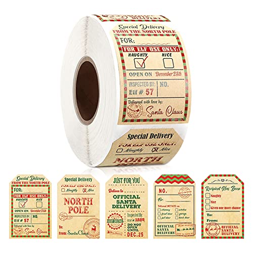 300 Stück Weihnachten Namensaufkleber, selbstklebende Geschenketikette, Weihnachten natur Kraftpapier Aufkleber,Etikett Geschenkaufkleber für Party Geschenk Mitgebsel Weihnachtsetiketten blanko7.5x5cm 300 Stück Weihnachten Namensaufkleber, selbstklebende Geschenketikette, Weihnachten natur Kraftpapier Aufkleber,Etikett Geschenkaufkleber für Party Geschenk Mitgebsel Weihnachtsetiketten blanko7.5x5cm von Tesyeux