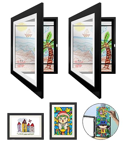 Tesyeux 2 Stück Kunstfotorahmen für Kinder,A4 Scharnierter Bilderrahmen Holz,Befüllbar Fotorahmen zum öffnen,Frontöffnung für Kunstwerke,Ideal für Kinderzeichnungen,Kunstprojekte,Zuhause oder Büro Tesyeux 2 Stück Kunstfotorahmen für Kinder,A4 Scharnierter Bilderrahmen Holz,Befüllbar Fotorahmen zum öffnen,Frontöffnung für Kunstwerke,Ideal für Kinderzeichnungen,Kunstprojekte,Zuhause oder Büro von Tesyeux