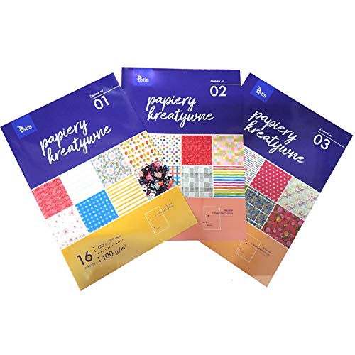 Tetis 3XA3 Motivpapier Motivblock Papier mit Muster Dekopapier Designpapier Bastelpapier zum Basteln Découpage Scrapbook DIY Tetis 3XA3 Motivpapier Motivblock Papier mit Muster Dekopapier Designpapier Bastelpapier zum Basteln Découpage Scrapbook DIY von Tetis
