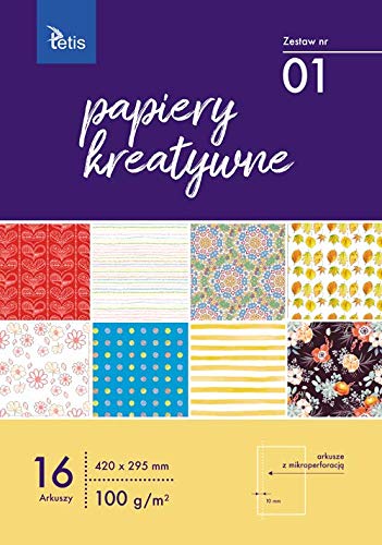 Tetis A3 Motivpapier Motivblock Papier mit Muster Dekopapier Designpapier Bastelpapier zum Basteln Découpage Scrapbook DIY Tetis A3 Motivpapier Motivblock Papier mit Muster Dekopapier Designpapier Bastelpapier zum Basteln Découpage Scrapbook DIY von Tetis