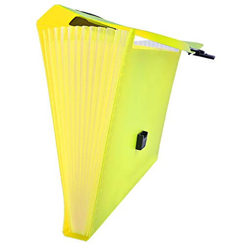 Tetis Gelb Fächermappe DIN A4 aus PP mit 13 Fächern erweiterbare Ordnungsmappe mit Griff Papier-Ordner Sammelmappe Kunststoff-Organizer Sortiermappe PP A4 Akkordeon-Dokumenten-Organizer tragbar Tetis Gelb Fächermappe DIN A4 aus PP mit 13 Fächern erweiterbare Ordnungsmappe mit Griff Papier-Ordner Sammelmappe Kunststoff-Organizer Sortiermappe PP A4 Akkordeon-Dokumenten-Organizer tragbar von Tetis
