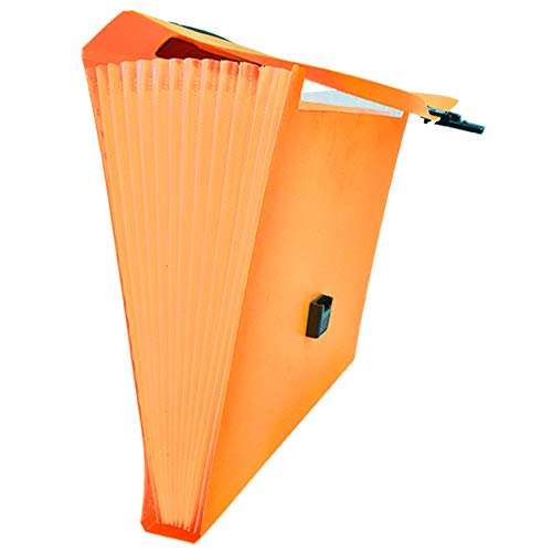 Tetis Orange A4 Akkordeon-Ordner mit Griff Sortiermappe 13-fach Fächermappe erweiterbar Dokumenten Organizer A4 Akkordeon-Mappe Plastik tragbar Erweiterungsordner Dokumentenmappe farbig Tetis Orange A4 Akkordeon-Ordner mit Griff Sortiermappe 13-fach Fächermappe erweiterbar Dokumenten Organizer A4 Akkordeon-Mappe Plastik tragbar Erweiterungsordner Dokumentenmappe farbig von Tetis
