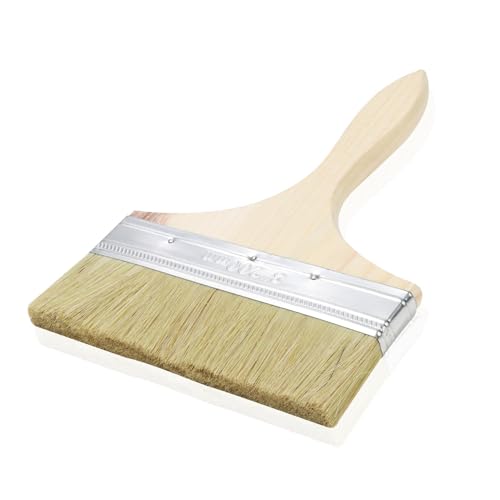 Flächenstreicher, 200mm Lasurpinsel Holz Außen, Ölpinsel Holz, Flachpinsel, Lackpinsel, Pinsel Breit, für Öl, Lacke, Lasur, Beizen, Acryl, Kreidefarbe, Perfekt für Große Flächen (200mm) Flächenstreicher, 200mm Lasurpinsel Holz Außen, Ölpinsel Holz, Flachpinsel, Lackpinsel, Pinsel Breit, für Öl, Lacke, Lasur, Beizen, Acryl, Kreidefarbe, Perfekt für Große Flächen (200mm) von Teuena