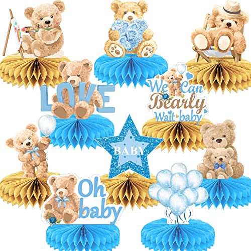10 Stück Bär Babyparty Partyzubehör Bär Waben Mittelstücke für We Can Bearly Wait Baby Party Dekorationen Tischwabe für Jungen Kinder Geschlecht Enthüllung Babyparty Hochzeit Geburtstag Party 10 Stück Bär Babyparty Partyzubehör Bär Waben Mittelstücke für We Can Bearly Wait Baby Party Dekorationen Tischwabe für Jungen Kinder Geschlecht Enthüllung Babyparty Hochzeit Geburtstag Party von Tevxj