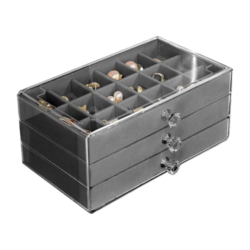 Fels Vitrine Organisieren | Edelstein-Vitrine | 54 Fächer | 3-lagige Acryl-Stein-Sammelbox | Kristallhalter Für Steine-Display | Aufbewahrungsbox Crystal Organizer | Schmuckschatulle | Schmuckkästchen Fels Vitrine Organisieren | Edelstein-Vitrine | 54 Fächer | 3-lagige Acryl-Stein-Sammelbox | Kristallhalter Für Steine-Display | Aufbewahrungsbox Crystal Organizer | Schmuckschatulle | Schmuckkästchen von Tewzafiya