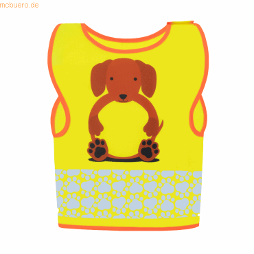 Tex Kinderwarnweste Funtastic Wildlife FUNDOGYWXXS Hund XXS von Tex