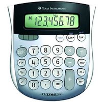 TEXAS INSTRUMENTS TI-1795 SV Taschenrechner silber/schwarz von Texas Instruments