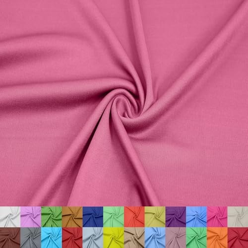 Texco Inc 100% Polyester-Interlock-Stoff – 152,4 cm breit – leicht 107 g/m² – weiches, glattes Doppelstrick für Sublimation, T-Shirts, Sportbekleidung, Futter – by The Yard, Romance #168 3 Yards von Texco Inc