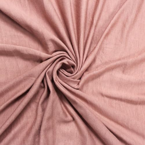 Texco Inc 409 Solid Rayon Knit (180GSM)-Maternity Apparel, Home/DIY Fabric Viskose-Spandex-Jersey-Strickstoff, Mauve B, 5 Yards von Texco Inc