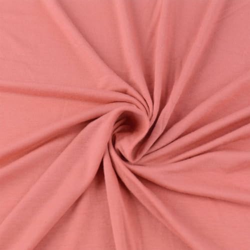 Texco Inc 409 Solid Rayon Knit (180GSM)-Maternity Apparel, Home/DIY Fabric Viskose-Spandex-Jersey-Strickstoff, Pink Mamly, 10 Yards von Texco Inc