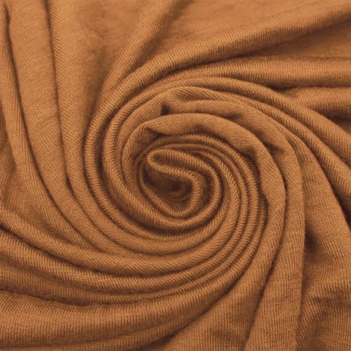 Texco Inc 409 Solid Rayon Knit (180GSM)-Maternity Apparel, Home/DIY Fabric Viskose-Spandex-Jersey-Strickstoff, hazel, 10 Yards von Texco Inc