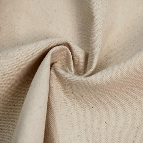 Texco Baumwoll-Leinenstoff, 157,5 cm breit, 284 g, kein Stretch, mittelschwer, Entenstoff für Malerei, Polster, Handwerk, Arbeitskleidung, Taschen, Träger und DIY-Projekte, natürliche 9,1 m Texco Baumwoll-Leinenstoff, 157,5 cm breit, 284 g, kein Stretch, mittelschwer, Entenstoff für Malerei, Polster, Handwerk, Arbeitskleidung, Taschen, Träger und DIY-Projekte, natürliche 9,1 m von Texco