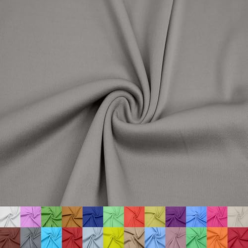 Texco Inc 100% Polyester-Interlock-Stoff, 152,4 cm breit, leicht, 107 g/m², weich, glatt, Doppelstrick für Sublimation, T-Shirts, Sportbekleidung, Futter, Meterware Stratus #115, 4,5 m von Texco