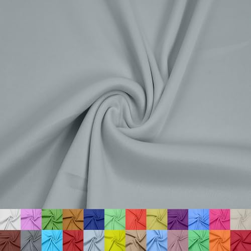 Texco Inc 100% Polyester-Interlock-Stoff – 152,4 cm breit – leicht 107 g/m² – weiches, glattes Doppelstrick für Sublimation, T-Shirts, Sportbekleidung, Futter – Meterware – Helles Aqua #076 4,5 m von Texco