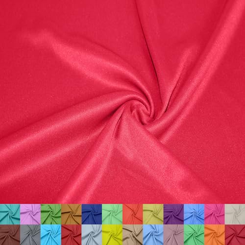 Texco Inc 100% Polyester-Interlock-Stoff – 152,4 cm breit – leicht 107 g/m² – weiches, glattes Doppelstrick für Sublimation, T-Shirts, Sportbekleidung, Futter – by The Yard, Wine #174, 4,5 m von Texco
