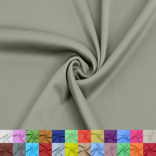 Texco Inc 100% Polyester-Interlock-Stoff – 152,4 cm breit – leicht 107 g/m² – weiches, glattes Doppelstrick für Sublimation, T-Shirts, Sportbekleidung, Futter – von The Yard, Cargo #114, 4,5 m von Texco