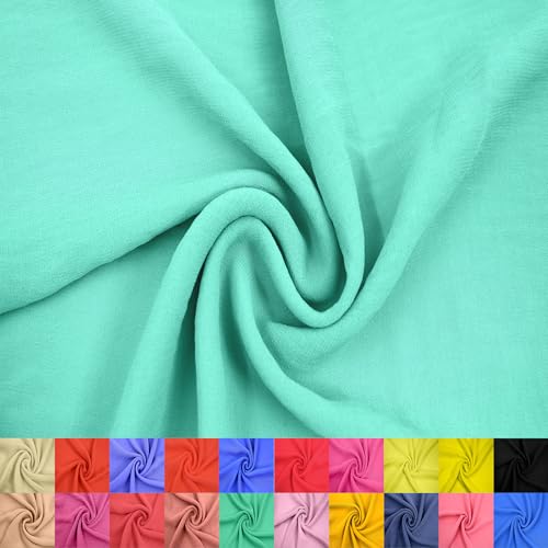 Texco Inc 147,3 cm breit, Hi Multi Chiffon, gewaschener Hof (85 g/m²), nicht gedehnter Stoff, knitterfrei, atmungsaktiv, ideal für Bekleidung, Vorhänge, Heimdekoration und Heimwerker von Texco