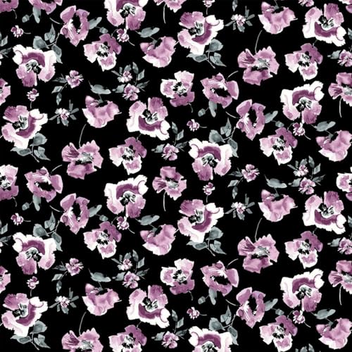 Texco Inc 147,3 cm breiter bedruckter Hi-Multi-Chiffon-gewaschener Stoff, nicht dehnbar, leicht, 85 g/m², atmungsaktiv und knitterfrei, für Bekleidung, Vorhänge und DIY-Projekte, 2,7 m Texco Inc 147,3 cm breiter bedruckter Hi-Multi-Chiffon-gewaschener Stoff, nicht dehnbar, leicht, 85 g/m², atmungsaktiv und knitterfrei, für Bekleidung, Vorhänge und DIY-Projekte, 2,7 m von Texco