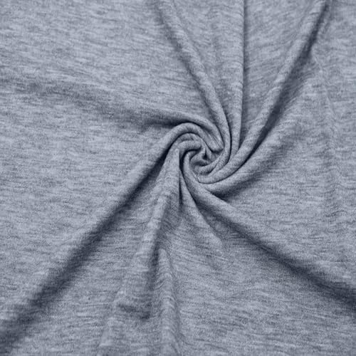 Texco Inc 152,4 cm breiter Poly-Rayon-Spandex-Jersey-Strickstoff, 155 g/m², leicht, atmungsaktiv, 2-Wege-Stretch zum Nähen, Bekleidung, Kleider, Babykleidung und Heimwerken, Denim-B-Chambray, 2 Meter Texco Inc 152,4 cm breiter Poly-Rayon-Spandex-Jersey-Strickstoff, 155 g/m², leicht, atmungsaktiv, 2-Wege-Stretch zum Nähen, Bekleidung, Kleider, Babykleidung und Heimwerken, Denim-B-Chambray, 2 Meter von Texco