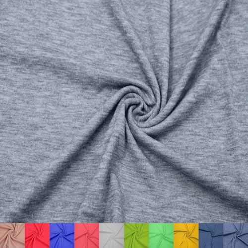 Texco Inc 152,4 cm breiter Poly-Rayon-Spandex-Jersey-Strickstoff, 155 g/m², leicht, atmungsaktiv, 2-Wege-Stretch zum Nähen, Bekleidung, Kleider, Babykleidung und Heimwerken, Denim-B-Chambray, 4,5 m Texco Inc 152,4 cm breiter Poly-Rayon-Spandex-Jersey-Strickstoff, 155 g/m², leicht, atmungsaktiv, 2-Wege-Stretch zum Nähen, Bekleidung, Kleider, Babykleidung und Heimwerken, Denim-B-Chambray, 4,5 m von Texco