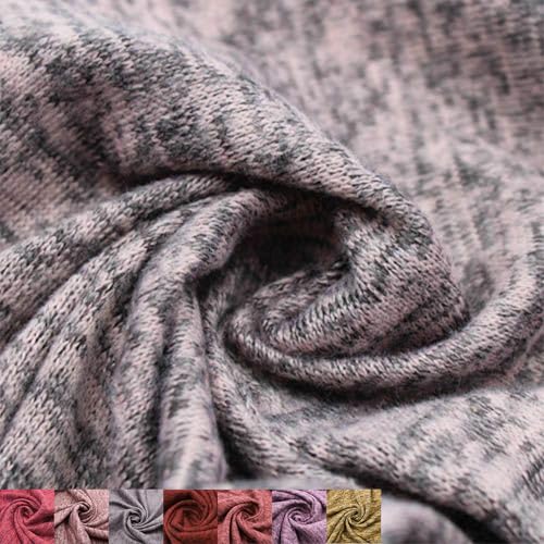 Texco Inc 152,4 cm breiter Polyester-Spandex-Hacci-Melange-Strickstoff, Meterware zum Nähen, Bekleidung, Vorhänge, Stirnbänder, Kleidung, Dekorationen, Schule und DIY-Projekte, Mauve 2 Meter Texco Inc 152,4 cm breiter Polyester-Spandex-Hacci-Melange-Strickstoff, Meterware zum Nähen, Bekleidung, Vorhänge, Stirnbänder, Kleidung, Dekorationen, Schule und DIY-Projekte, Mauve 2 Meter von Texco
