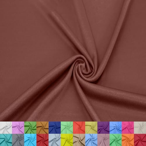 Texco Inc 152,4 cm breites Interlock-Futter aus 100% Polyester – leichter Strickstoff pro Yard für Bekleidung, Kleidung, Schulprojekte, Partydekorationen, Vorhänge, Basteln und Heimwerken, Braun #152 Texco Inc 152,4 cm breites Interlock-Futter aus 100% Polyester – leichter Strickstoff pro Yard für Bekleidung, Kleidung, Schulprojekte, Partydekorationen, Vorhänge, Basteln und Heimwerken, Braun #152 von Texco