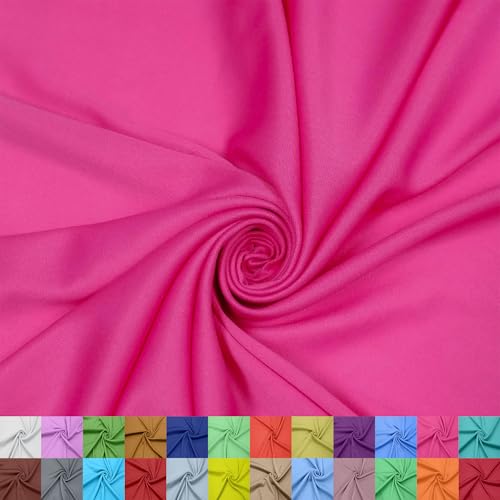 Texco Inc 152,4 cm breites Interlock-Futter aus 100% Polyester – leichter Strickstoff pro Yard für Bekleidung, Kleidung, Schulprojekte, Partydekorationen, Vorhänge, Basteln und Heimwerken, Fuchsia Texco Inc 152,4 cm breites Interlock-Futter aus 100% Polyester – leichter Strickstoff pro Yard für Bekleidung, Kleidung, Schulprojekte, Partydekorationen, Vorhänge, Basteln und Heimwerken, Fuchsia von Texco