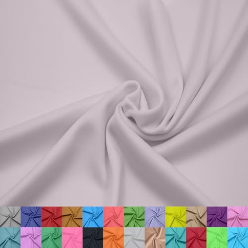 Texco Inc 152,4 cm breites Interlock-Futter aus 100% Polyester – leichter Strickstoff pro Yard für Bekleidung, Kleidung, Schulprojekte, Partydekorationen, Vorhänge, Basteln und Heimwerken, Hellrosa von Texco