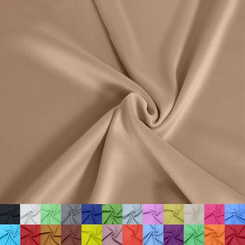 Texco Inc 152,4 cm breites Interlock-Futter aus 100% Polyester – leichter Strickstoff pro Yard für Bekleidung, Kleidung, Schulprojekte, Partydekorationen, Vorhänge, Basteln und Heimwerken, Taupe Texco Inc 152,4 cm breites Interlock-Futter aus 100% Polyester – leichter Strickstoff pro Yard für Bekleidung, Kleidung, Schulprojekte, Partydekorationen, Vorhänge, Basteln und Heimwerken, Taupe von Texco