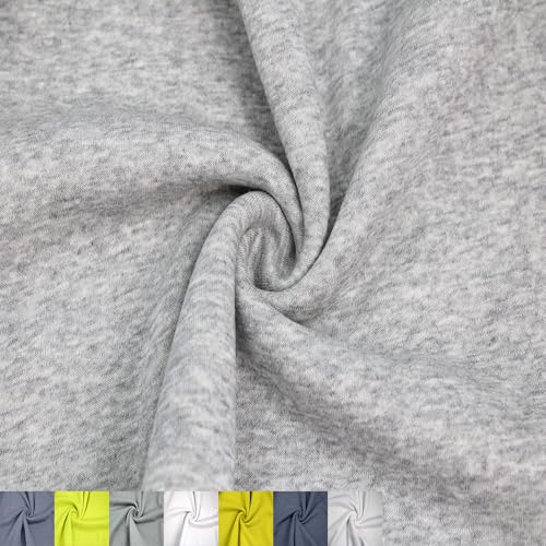 Texco Inc 155 cm breiter Polyester-Baumwoll-Fleece-Stoff, 250 g/m², mittelschwer, warm, atmungsaktiv, 2-Wege-Stretch, für Bekleidung, Sweatshirts, Hoodies und Jacken, 2,7 m Texco Inc 155 cm breiter Polyester-Baumwoll-Fleece-Stoff, 250 g/m², mittelschwer, warm, atmungsaktiv, 2-Wege-Stretch, für Bekleidung, Sweatshirts, Hoodies und Jacken, 2,7 m von Texco