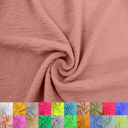 Texco Inc Air Flow CEY Yard – 100% Polyester, nicht dehnbar, 150 cm breit, 160 g/m², leichter, atmungsaktiver Stoff für Kleider, Tops, Bekleidung, Nähen und Basteln, Pfirsichfarben, 91 cm Texco Inc Air Flow CEY Yard – 100% Polyester, nicht dehnbar, 150 cm breit, 160 g/m², leichter, atmungsaktiver Stoff für Kleider, Tops, Bekleidung, Nähen und Basteln, Pfirsichfarben, 91 cm von Texco