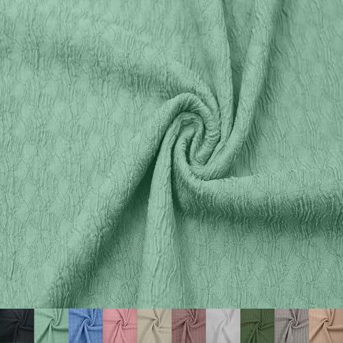 Texco Inc Florence Crinkled Poly-Spandex-Stoff, 152,4 cm breit, 180 g/m², Stretch-Strukturstoff für Bekleidung, Accessoires, Stirnbänder, Vorhänge, Dekorationen und Heimwerker, Deep Spa 2,7 m Texco Inc Florence Crinkled Poly-Spandex-Stoff, 152,4 cm breit, 180 g/m², Stretch-Strukturstoff für Bekleidung, Accessoires, Stirnbänder, Vorhänge, Dekorationen und Heimwerker, Deep Spa 2,7 m von Texco