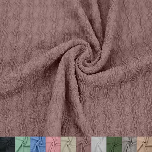 Texco Inc Florence Crinkled Poly-Spandex-Stoff, 152,4 cm breit, 180 g/m², Stretch-Strukturstoff für Bekleidung, Accessoires, Stirnbänder, Vorhänge, Dekorationen und Heimwerker, Mauve, 91 cm Texco Inc Florence Crinkled Poly-Spandex-Stoff, 152,4 cm breit, 180 g/m², Stretch-Strukturstoff für Bekleidung, Accessoires, Stirnbänder, Vorhänge, Dekorationen und Heimwerker, Mauve, 91 cm von Texco